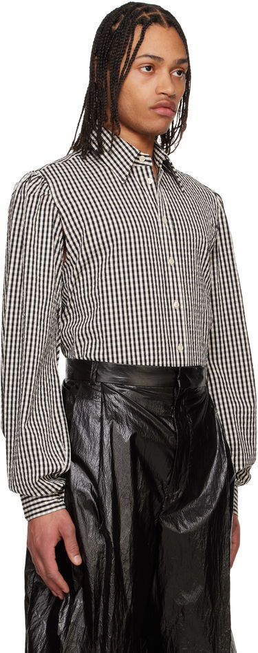 Skjorta Walter Van Beirendonck Walter Van Beirendonck Gingham Wings Shirt Vit | 6004, 1