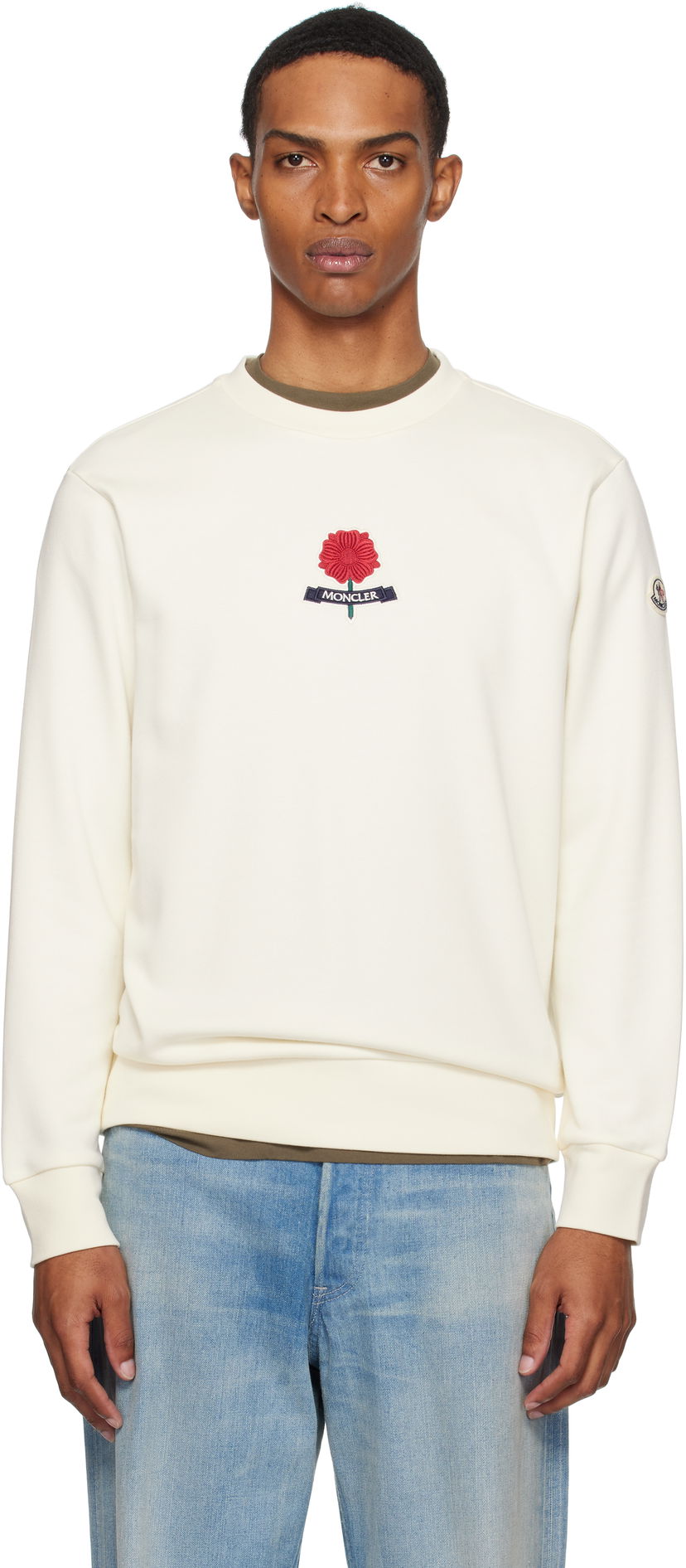 Sweatshirt Moncler Moncler Archivio Sweatshirt Vit | K20918G0003689B3P