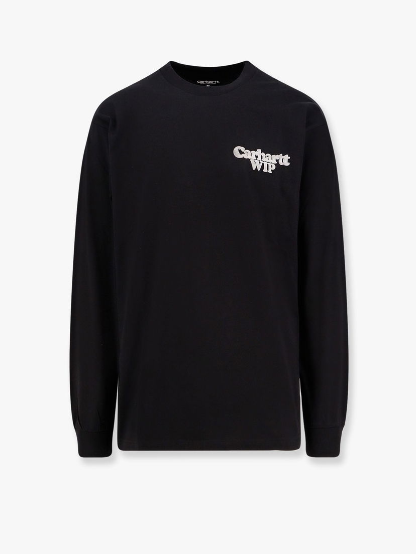 T-shirt Carhartt WIP Black Long Sleeve Graphic T-Shirt Svart | I0344030M4XX