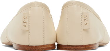 Kläder A.P.C. A.P.C. Swan Ballerina Flats Grön | PXBVQ-F53295, 4