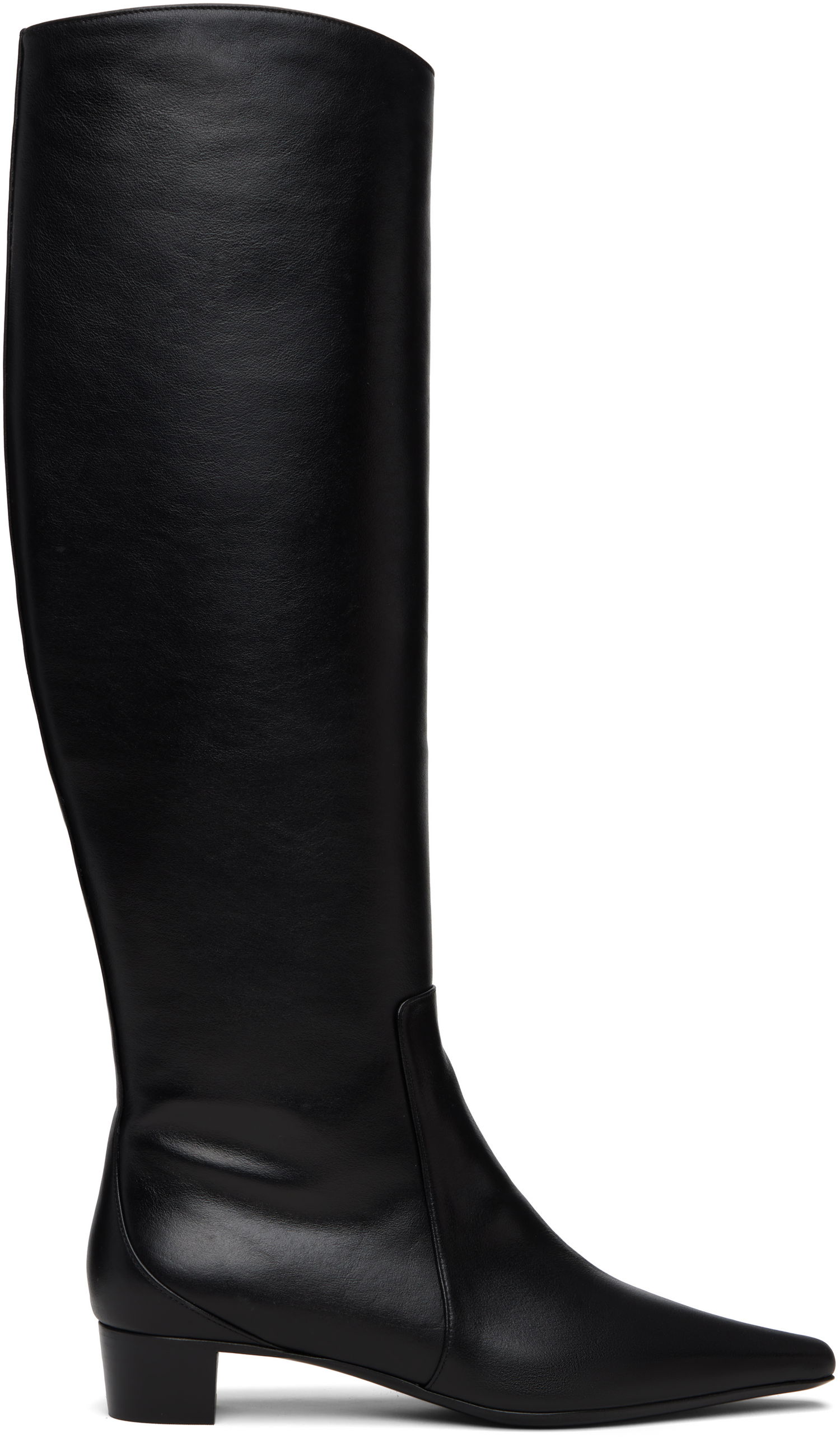 Sneakers och skor BY FAR BY FAR Pascal Nappa Leather Tall Boots Svart | 23FWPASDBLNAP, 0