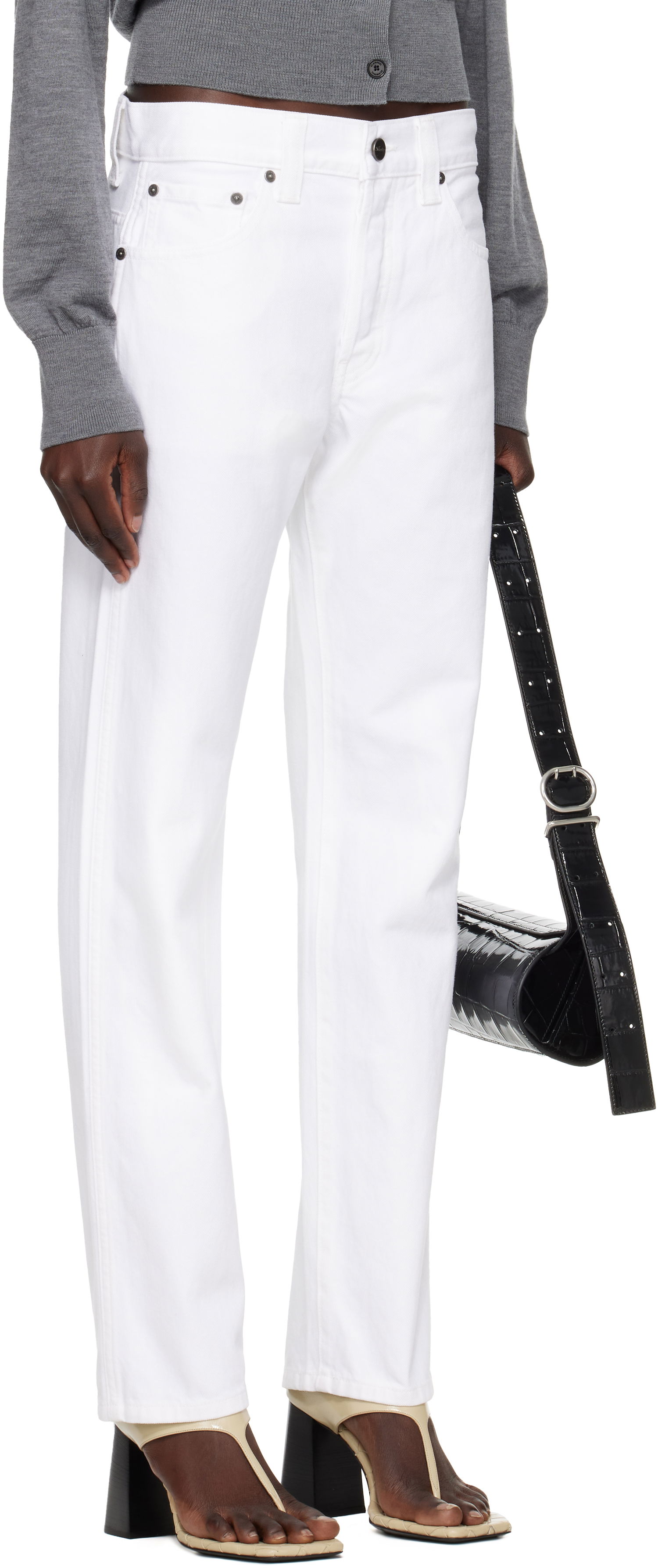 Jeans Khaite KHAITE Callum Jeans Vit | 1166913100, 1