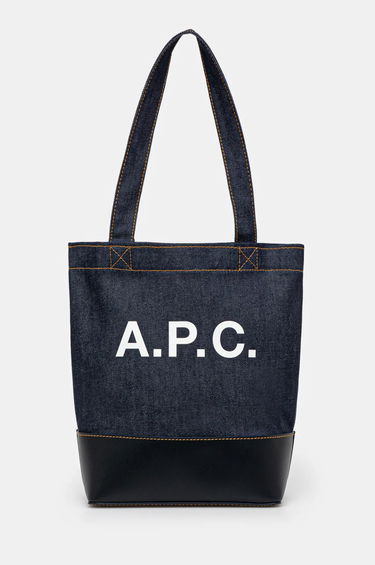 Tygpåse A.P.C. Axel Small Tote Bag Blå | CODDP.M61568.IAK, 0