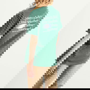 T-shirt Sporty & Rich Invitational T-Shirt, Size Large Grön | TO043621168GR03, 3