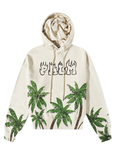 Sweatshirt Palm Angels Palms & Skulls Vintage Hoody Flerfärgad | PMBB117S23FLE0070155