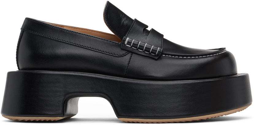 Kläder JW Anderson JW Anderson Platform Loafers Svart | FW0168-LA0020