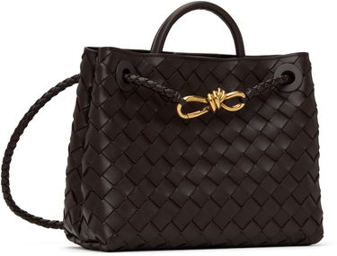 Axelväska Bottega Veneta Green Small Andiamo Top Handle Bag Svart | 766014 VCPP1, 4