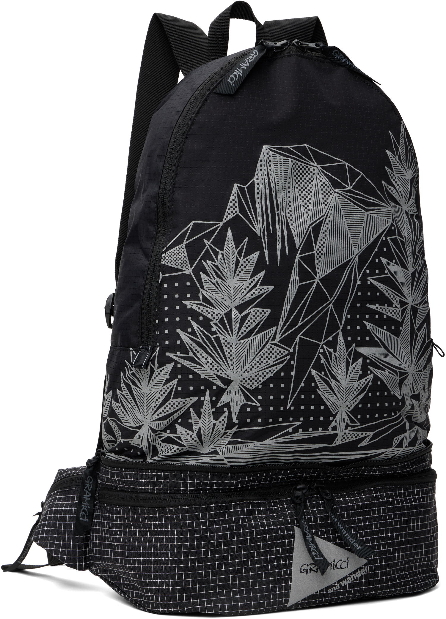 Ryggsäck and wander Gramicci Edition 2-Way Ripstop Backpack Svart | GAC5-S3014, 1