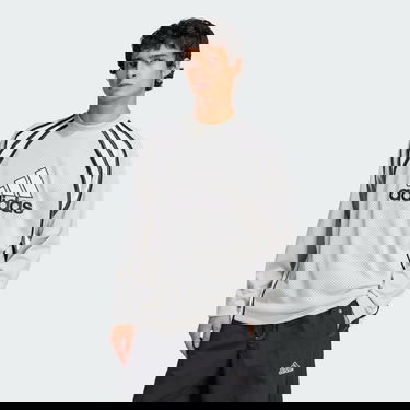 Sweater adidas Performance Mesh Long Sleeve Warm Up Top Grå | JD5375, 0