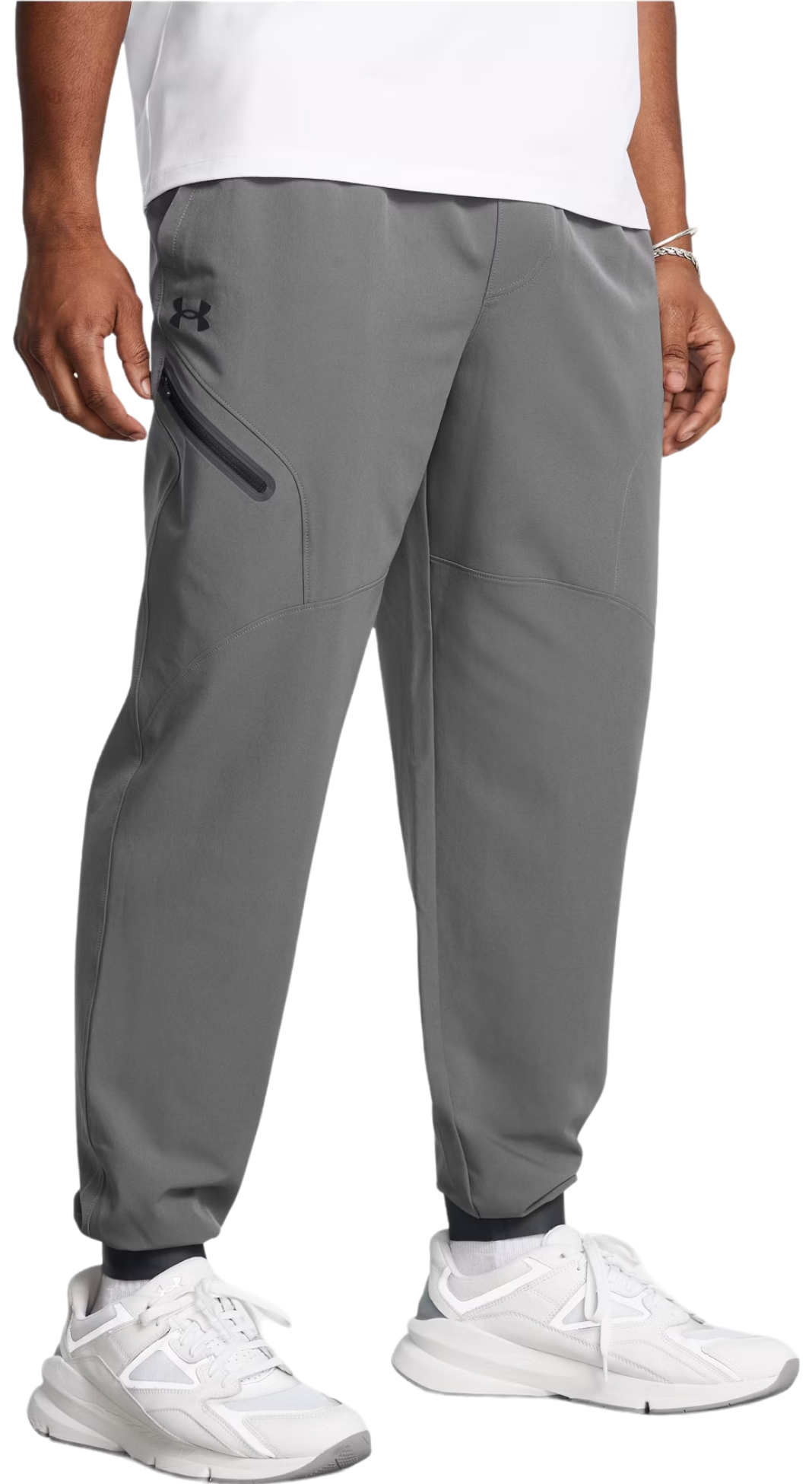 Träningsbyxor Under Armour Unstoppable Joggers Grå | 1388823-025, 0