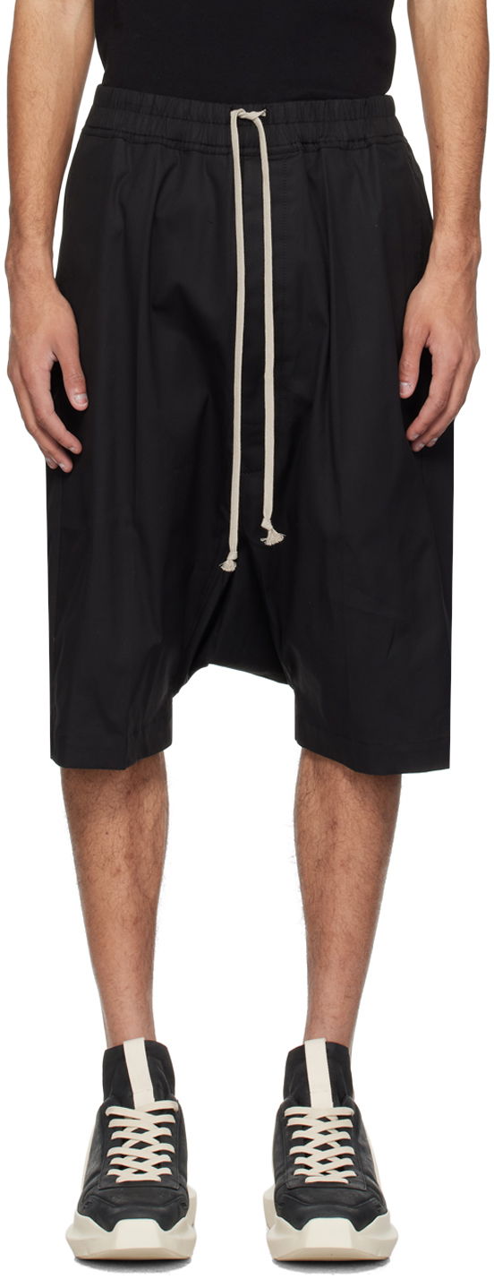 Shorts Rick Owens Rick's Pods Shorts Svart | RU01D3384 TE