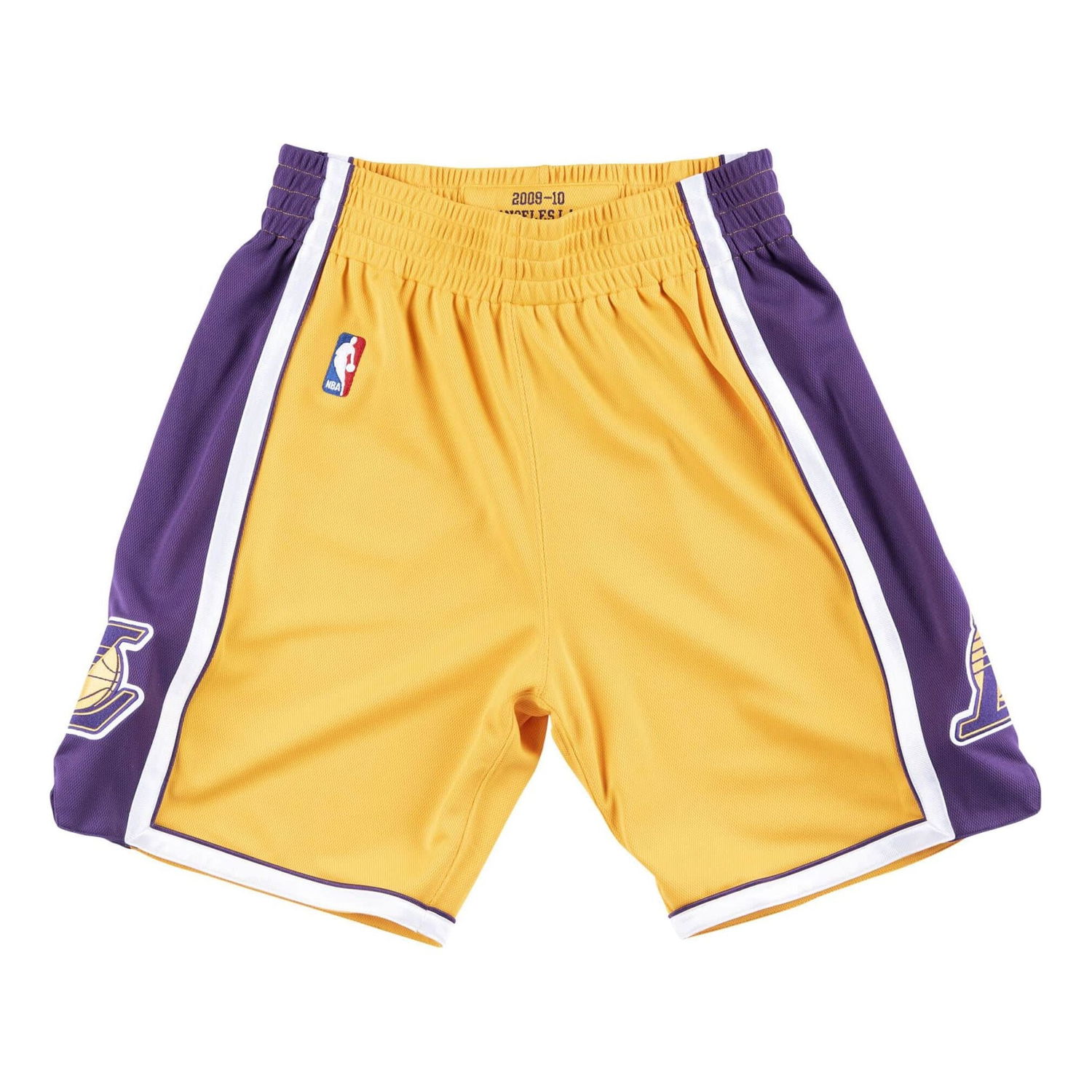 Shorts Mitchell & Ness Mitchell & Ness Los Angeles Lakers Authentic Home Shorts Gul | ASHRGS18485-LALLTGD09, 0