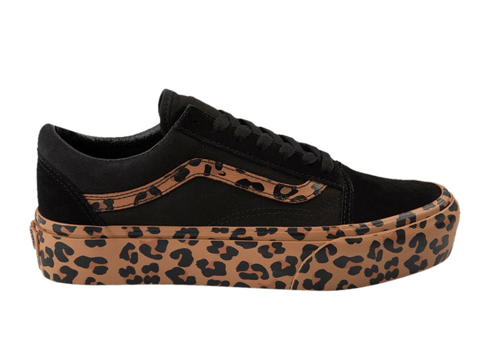Sneakers och skor Vans Old Skool Platform Leopard Svart | VN0A3B3UTKI, 0