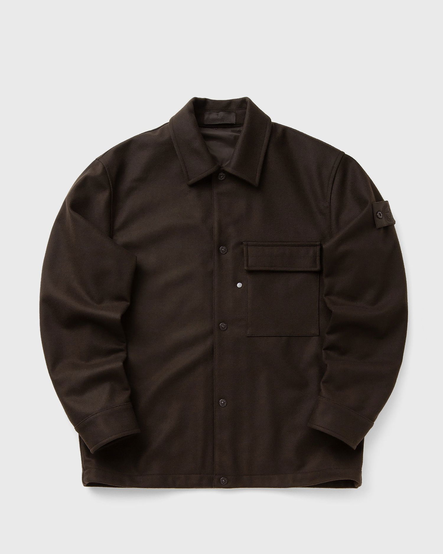Skjorta Stone Island Wool Overshirt Brun | K2S151200028S0F24.V0070, 0