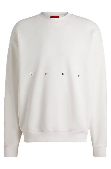 Sweater BOSS HUGO Sweatshirt with Logo Artwork Vit | 50538973