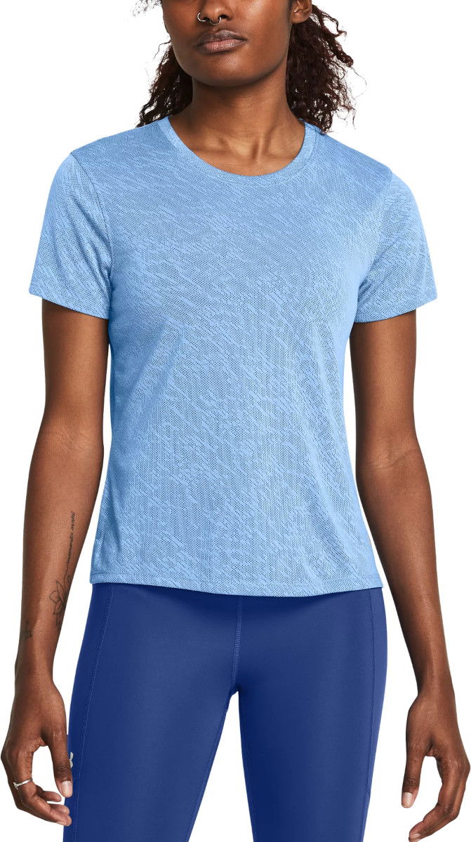 T-shirt Under Armour UA Launch Camo Shortsleeve Blå | 1386337-465
