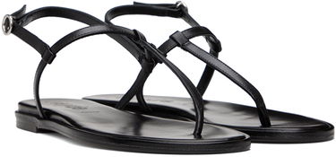 Tillbehör Aeyde Aeyde Nala Leather Thong Sandals Svart | A11-FS-TTTR08FL48-SS24-800-007, 3
