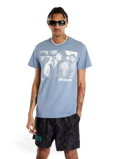 T-shirt Pleasures Movin' On T-Shirt Blå | P23SP032 SLATE