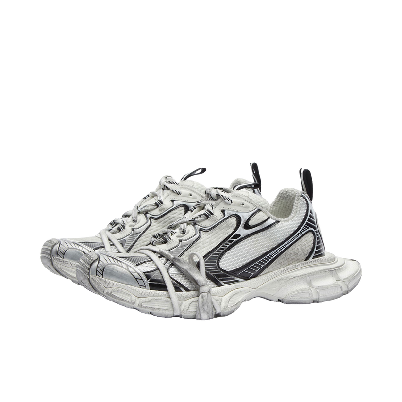 Sneakers och skor Balenciaga Men's 3XL Sneakers in Eggshell/Black, Size UK 10 | END. Clothing Grå | 734734-W3XL4-9710