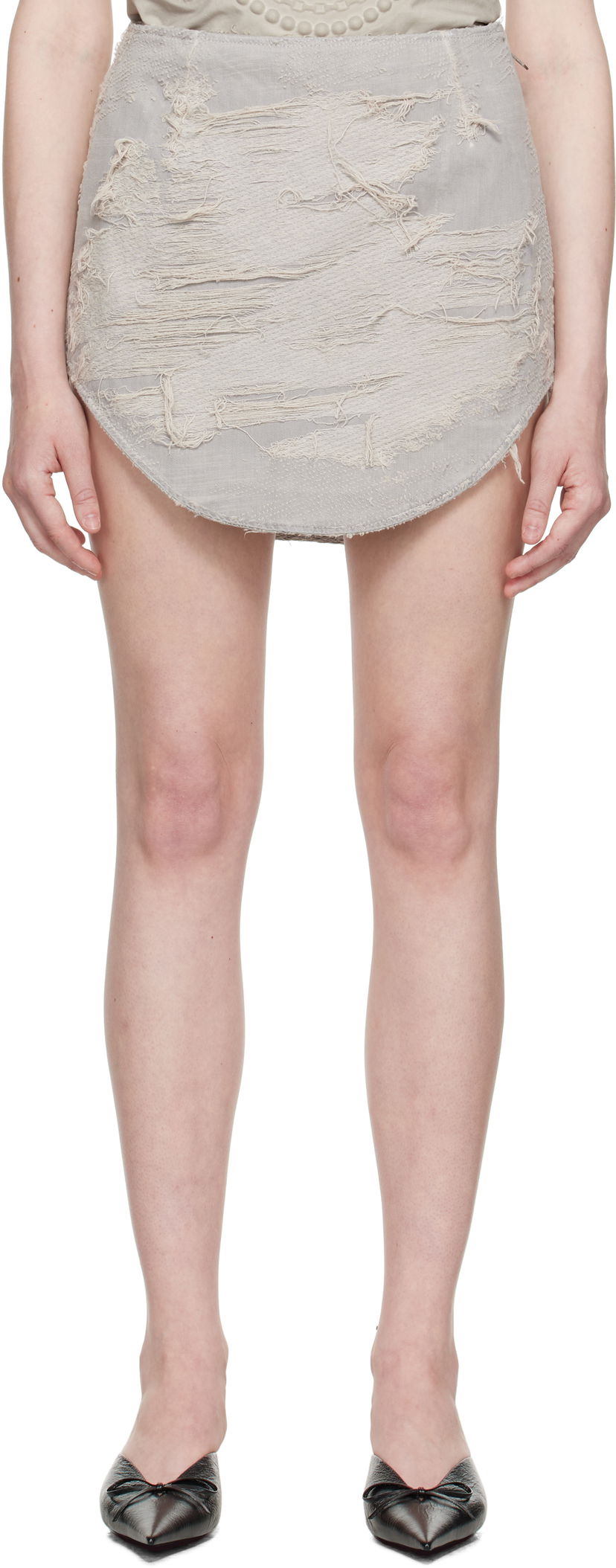 Kjol Diesel Diesel De-Ada-Fsg Denim Miniskirt Grå | A19196 007AJ