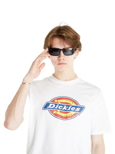 T-shirt Dickies Icon Logo Short Sleeve Tee Vit | DK0A4XC9WHX1