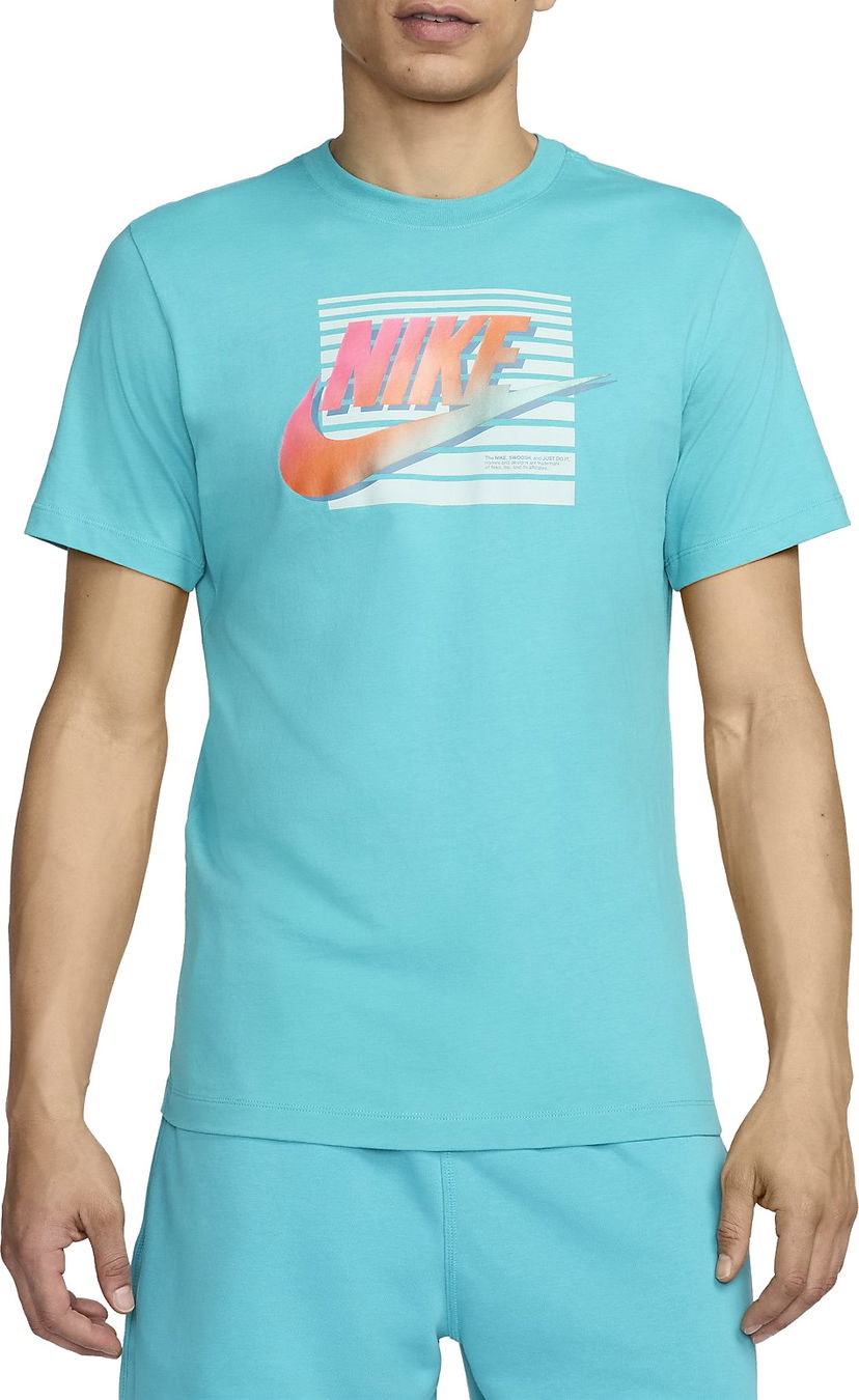 T-shirt Nike M NSW TEE 6MO FUTURA Turkos | fq7995-345