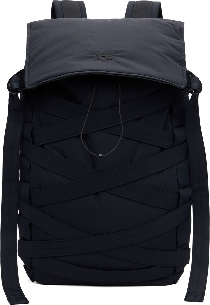 Ryggsäck Y-3 Y-3 Cinch Backpack Mörkblå | JV9722
