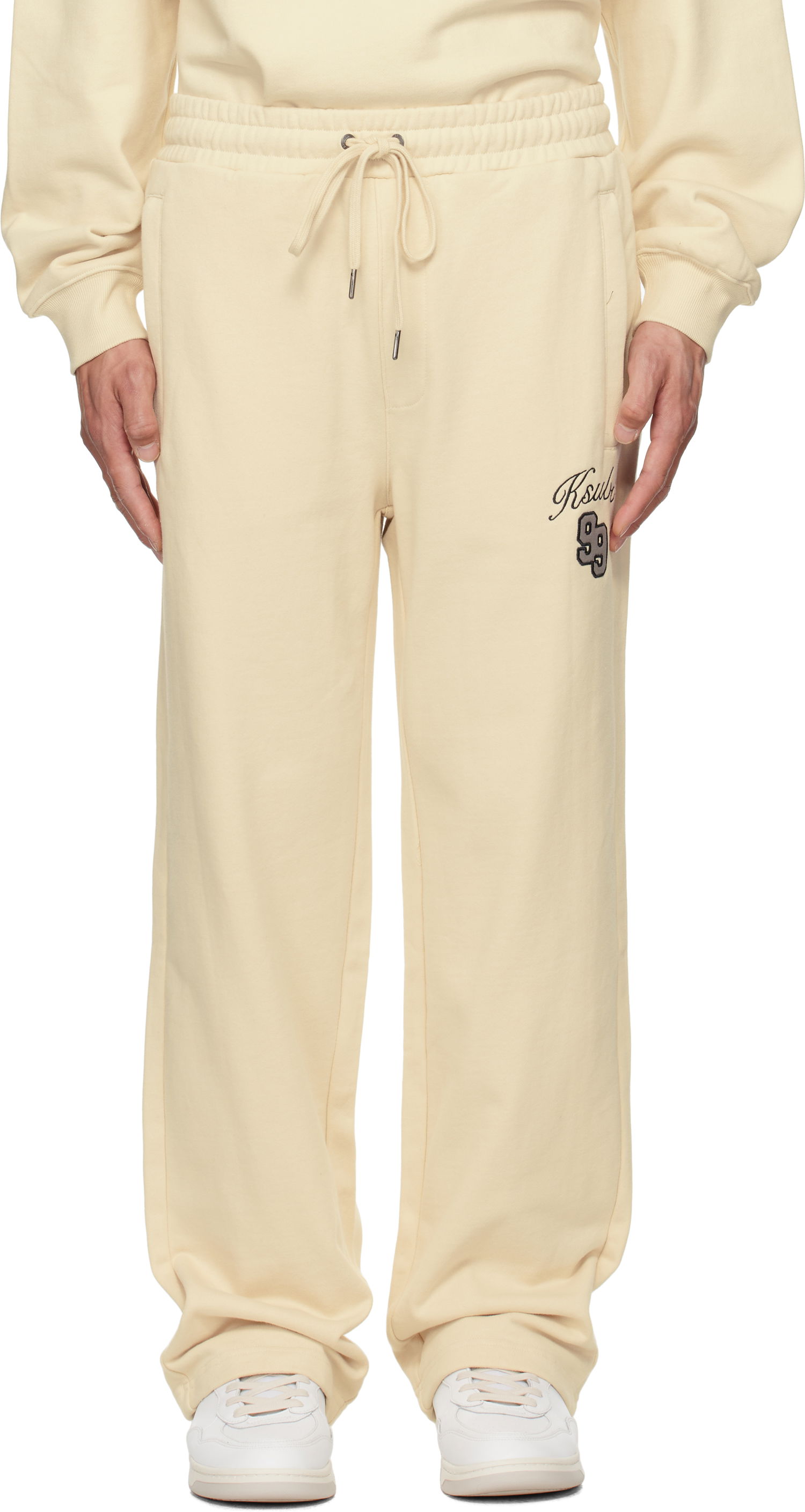 Träningsbyxor Ksubi Ksubi Playoff Synthesis Sweatpants Beige | MSP25PA009, 0