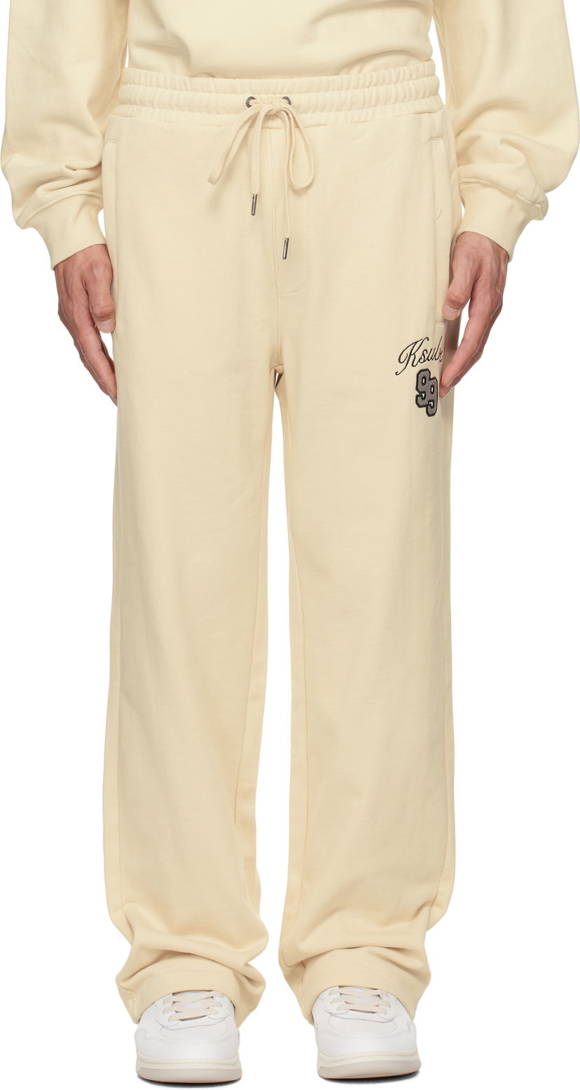 Träningsbyxor Ksubi Ksubi Playoff Synthesis Sweatpants Beige | MSP25PA009