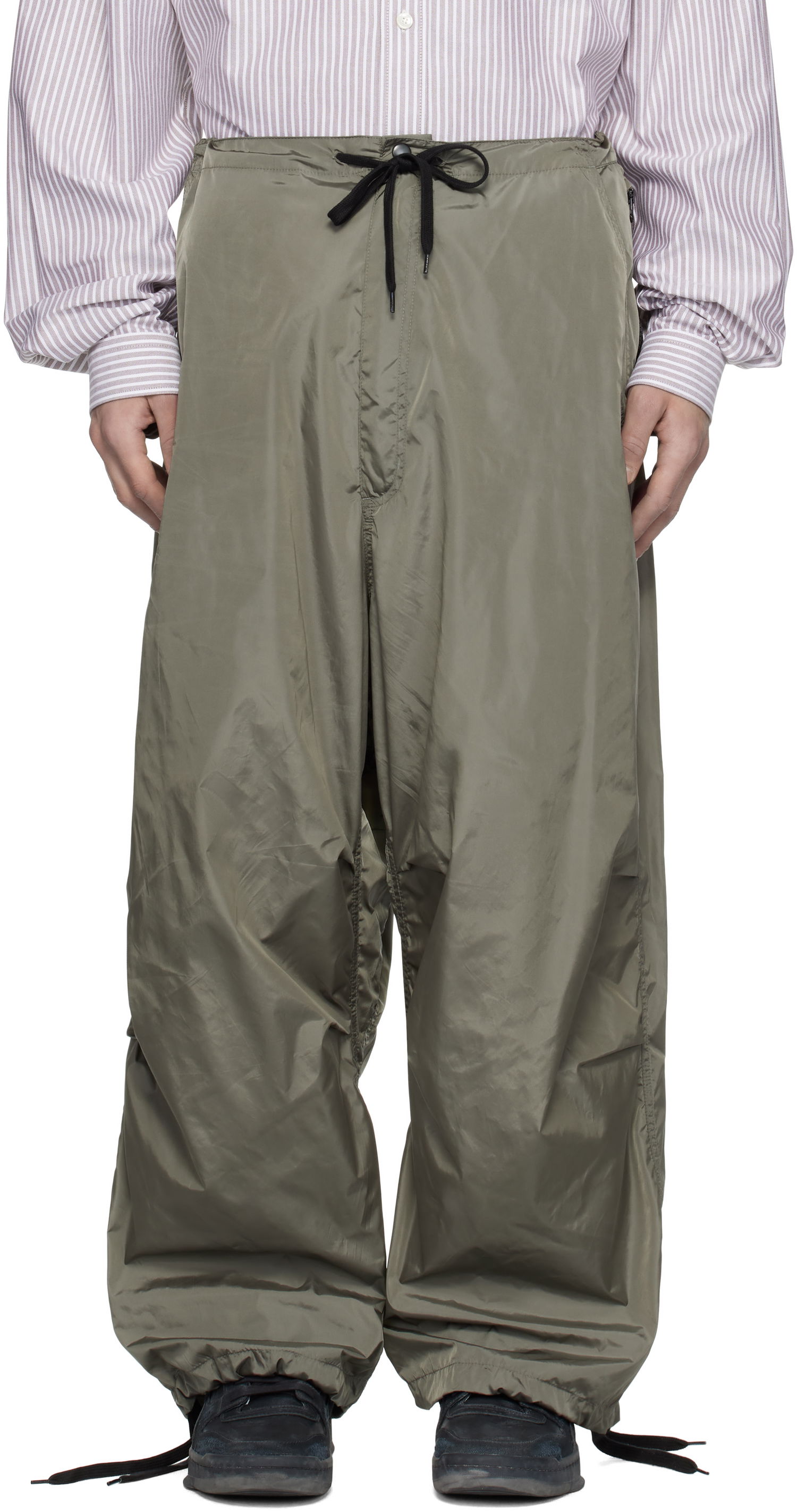 Byxor HED MAYNER Satin Track Pants Grön | RMCJ00GC99FAB0030900, 0