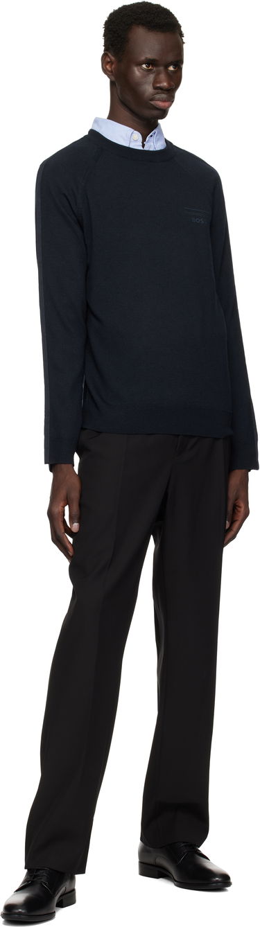 Sweater BOSS Porsche Edition Logo Sweater Mörkblå | 50531197, 3