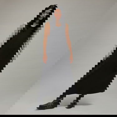 Klä Y-3 Washed Twill Maxi Dress Svart | IW7468, 4