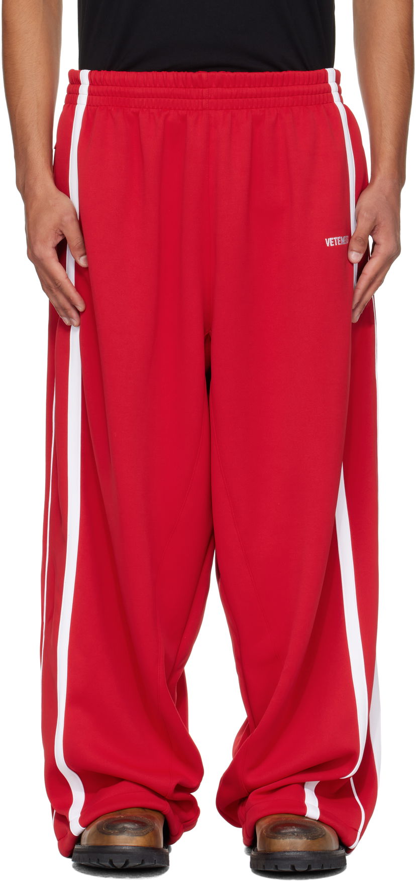 Träningsbyxor VETEMENTS VETEMENTS Gym Pants Röd | UH76GP300R