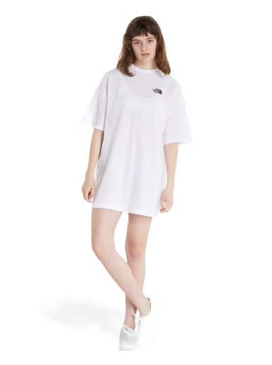 Klä The North Face T-Shirt Dress Vit | NF0A55APFN41