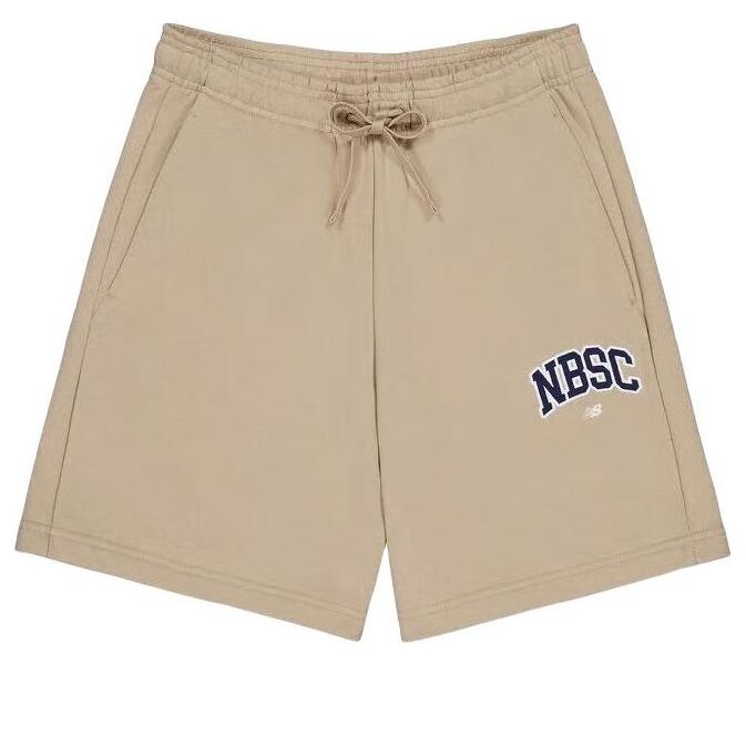 Shorts New Balance Athletics Sports Club Shorts Beige | AMS42318-SOT, 0
