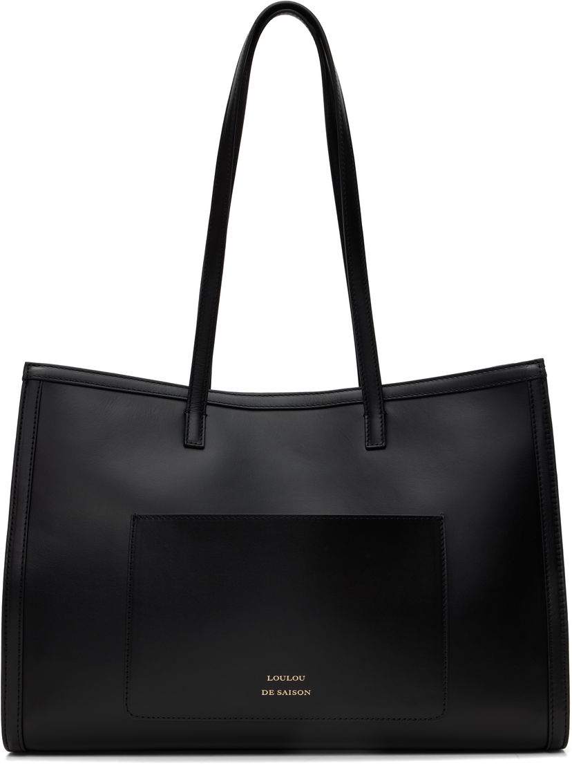 Tygpåse Loulou de Saison Loulou de Saison Anyla Leather Tote Svart | ANYLA