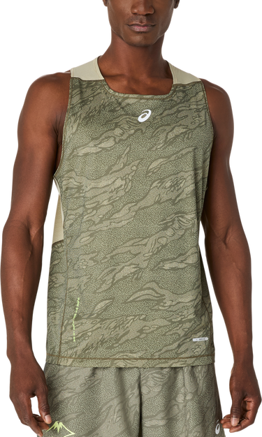 Linne Asics FUJITRAIL Men's Running Singlet Grön | 2011d388-300, 0