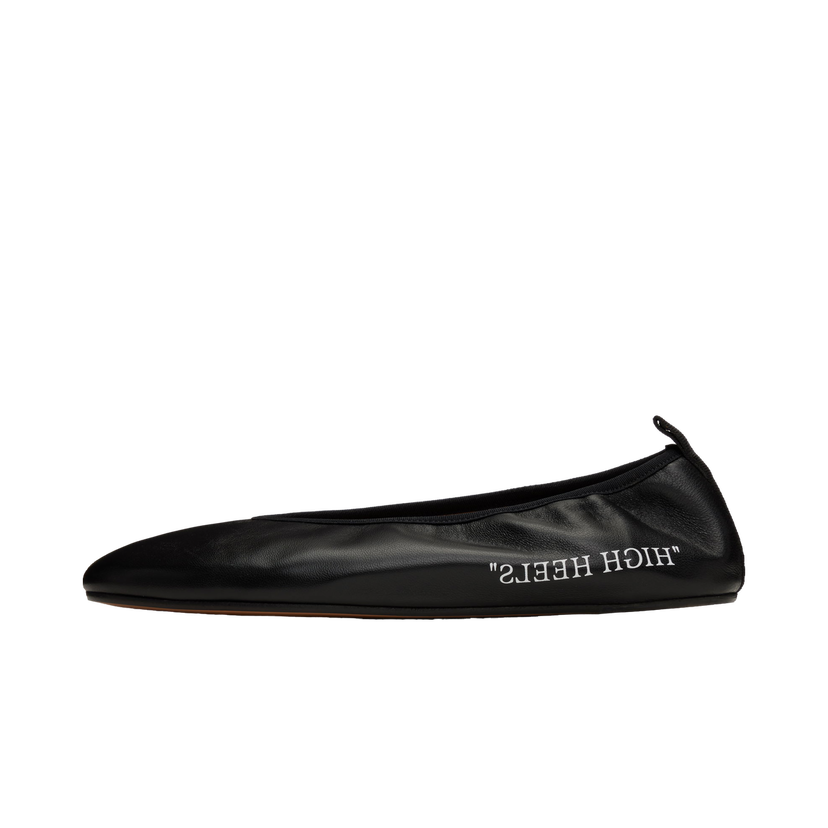 Sneakers och skor Off-White High Heel Ballerina Flats Svart | OWIK003C99LEA0011001