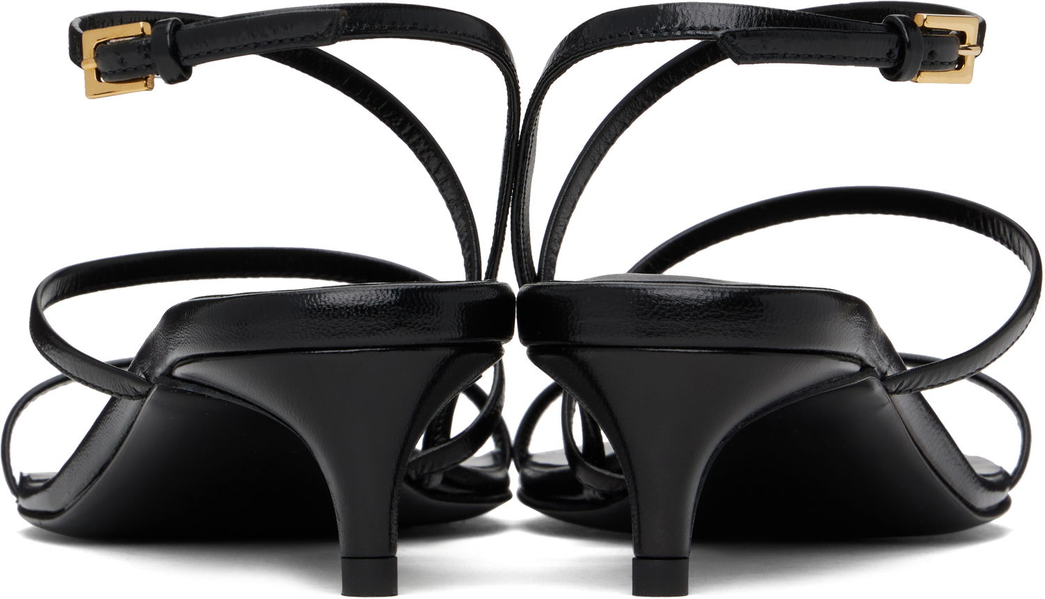 Tillbehör Khaite KHAITE Loop Kitten Heel Sandals Svart | F3076-920, 1