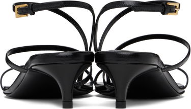 Tillbehör Khaite KHAITE Loop Kitten Heel Sandals Svart | F3076-920, 1