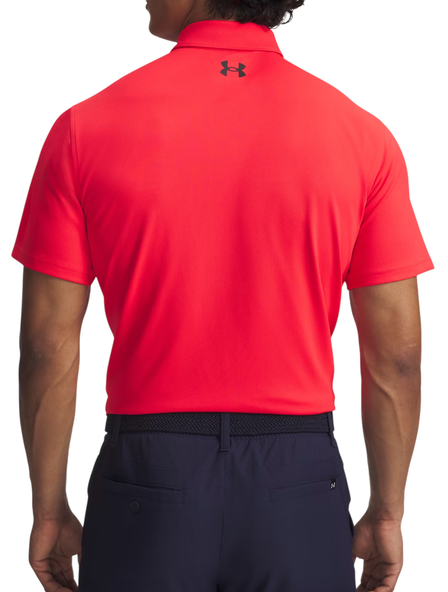 Polotröja Under Armour UA T2G Pique Polo Shirt Röd | 1390123-713, 1