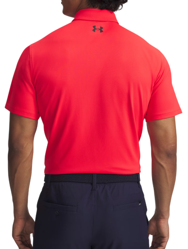 Polotröja Under Armour UA T2G Pique Polo Shirt Röd | 1390123-713, 1
