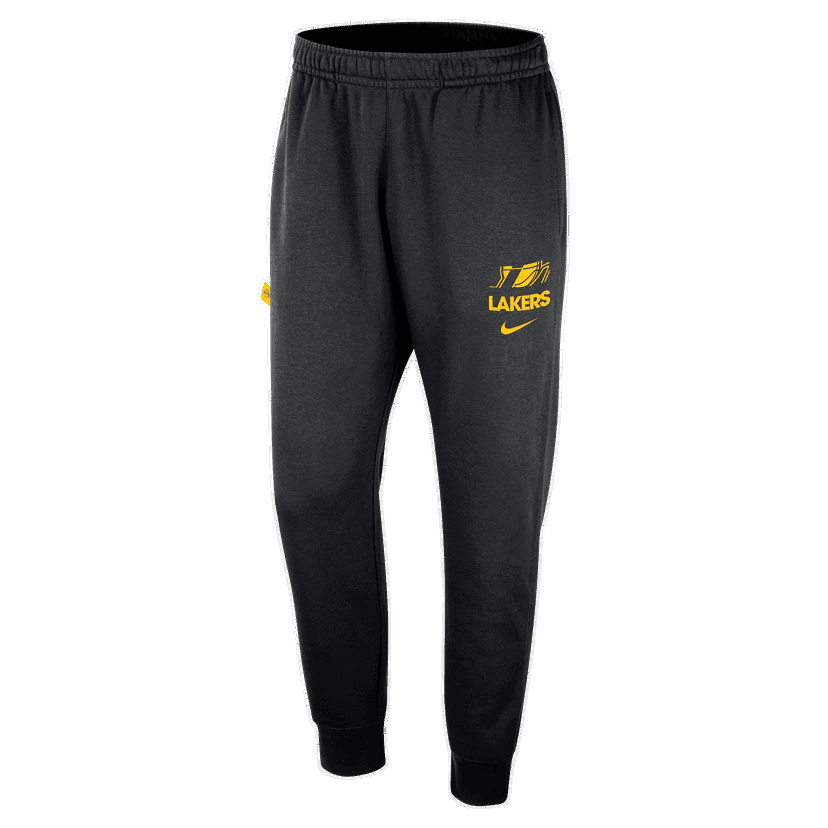 Träningsbyxor Nike Los Angeles Lakers Club Courtside Pants Svart | FZ7797-010