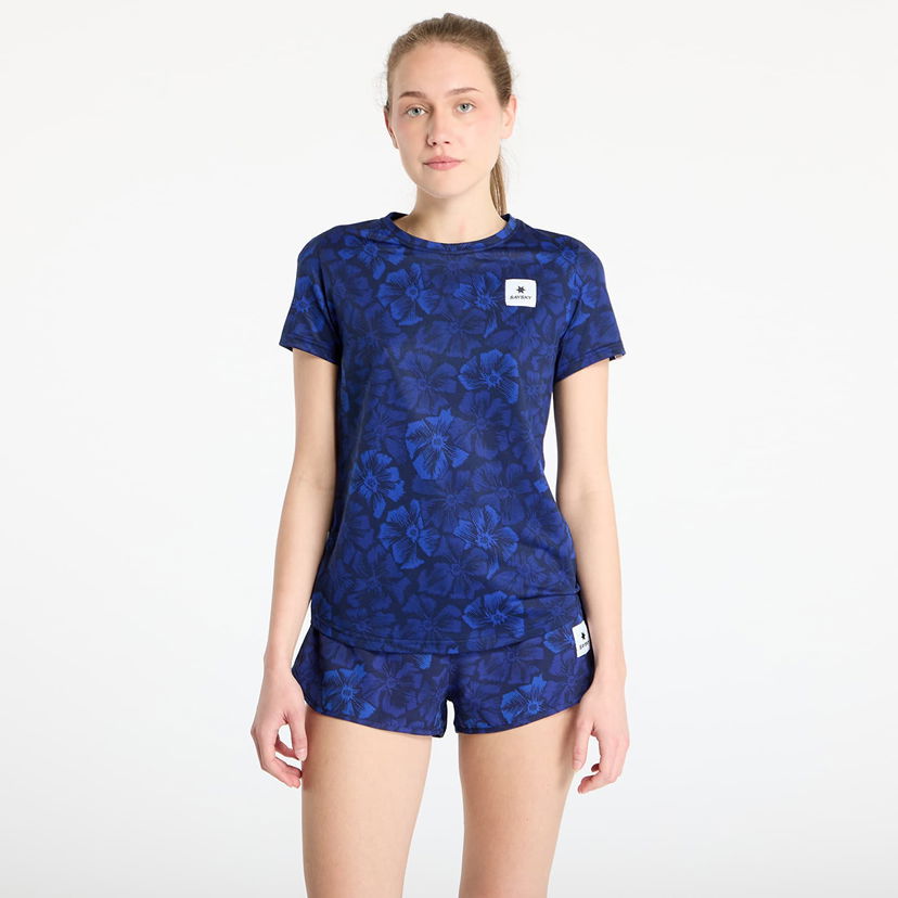 T-shirt Saysky SAYSKY Flower Combat T-Shirt Blå | NWRSS31C1029