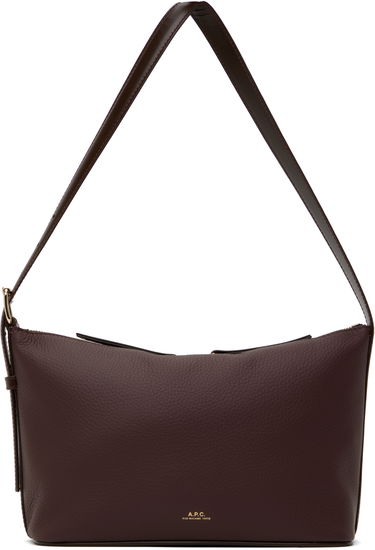 Axelväska A.P.C. A.P.C. Vera Shoulder Bag Bourgogne | PXCBL-F61974, 0