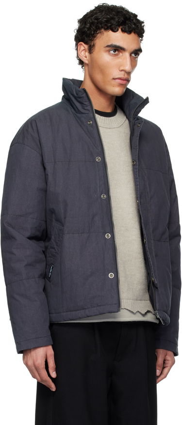 Pufferjacka izzue Izzue Indigo-Dyed Down Jacket Mörkblå | IZXDND7101F4NCCX, 1