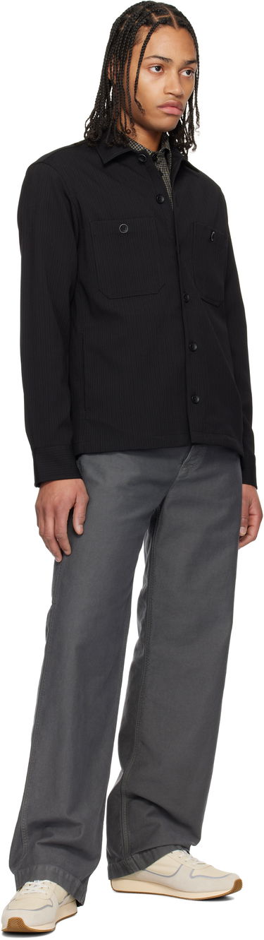 Skjorta rag & bone Rag & Bone Hyde Striped Overshirt Svart | MBW24HA019TWML, 3