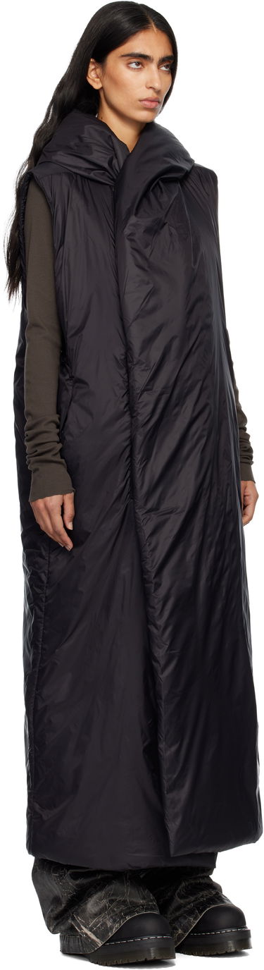 Rockar Rick Owens Rick Owens DRKSHDW Concordians Hooded Liner Coat Svart | DS02E7922 NP, 1
