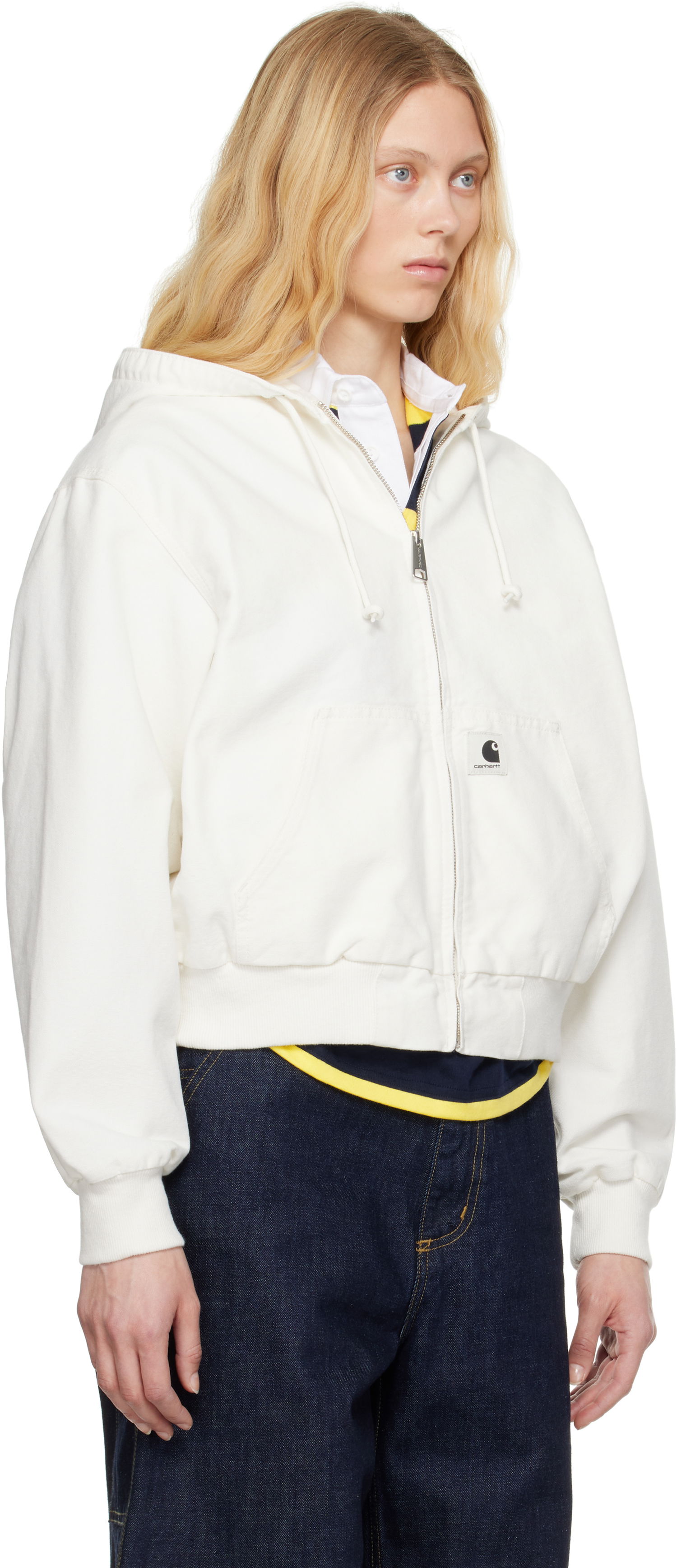 Sweatshirt Carhartt WIP Carhartt WIP OG Active Jacket Vit | I034321 D602, 1