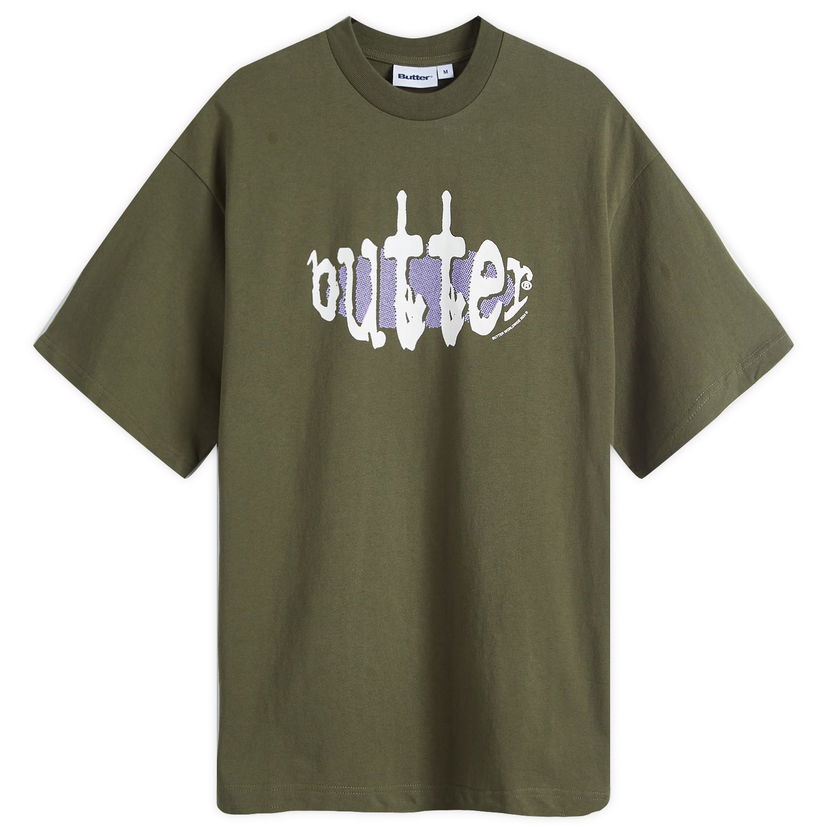 T-shirt Butter Goods Frenzy Graphic T-Shirt Grön | BGQ4240009-ARM